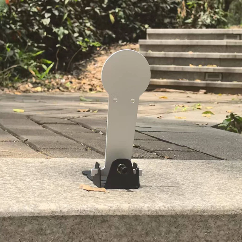 A placa de alvo circular de pescoço longo feita de aço carbono, com diâmetro de 2,55 polegadas, é uma alvo de knockdown.
