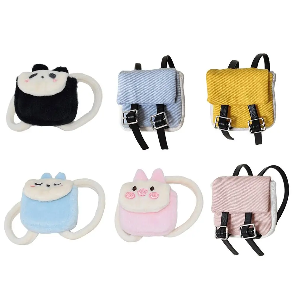 Mini Tier Stil 17 cm Labubu Rucksack handgemachte Ersatz Puppe Kleidung Zubehör mehrere Stile DIY Puppe Rucksack