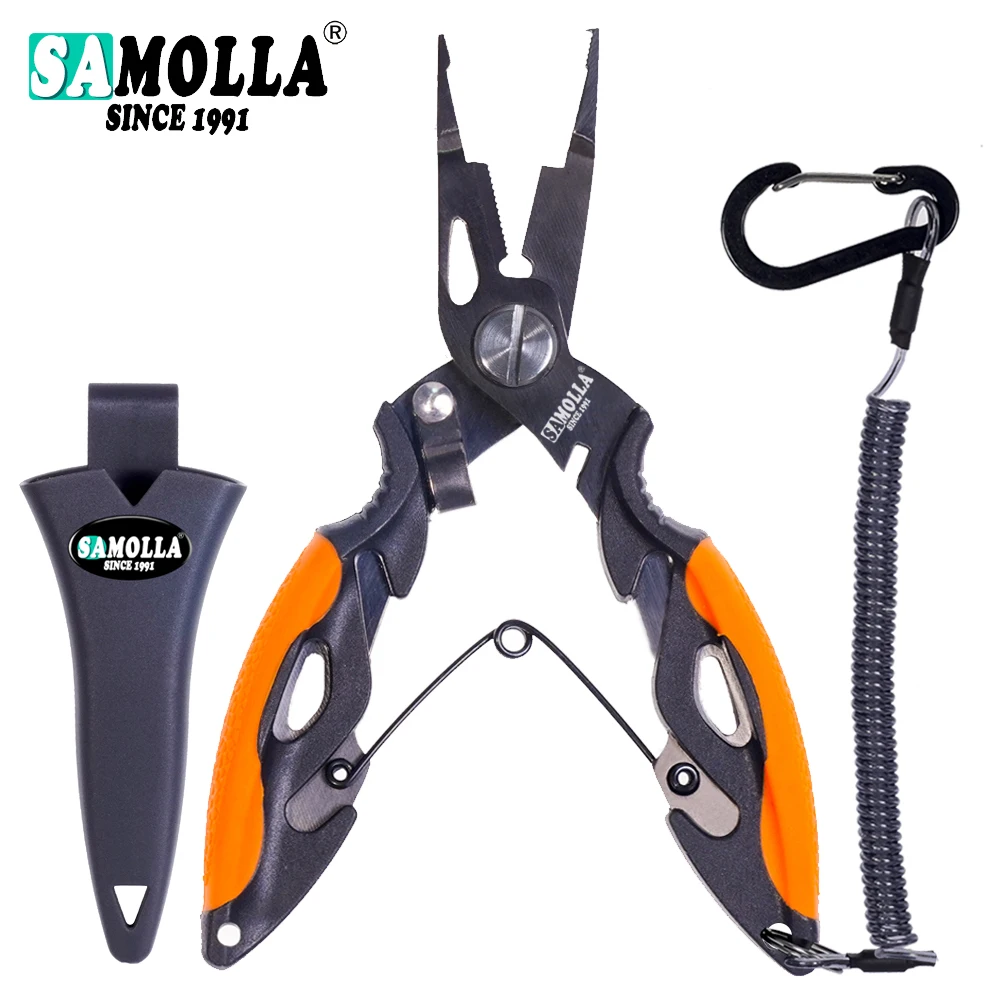 Nuove pinze da pesca multifunzionali Accessori Forbici per corpo in acciaio inossidabile 420 Linea taglierina Ganci Remover Strumenti per la pesca all'aperto