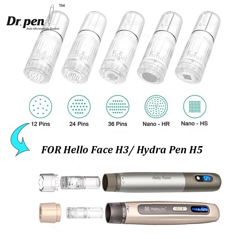 Dr. Pen-H3針カートリッジ、helloフェイスマイクロニードルペン、h3