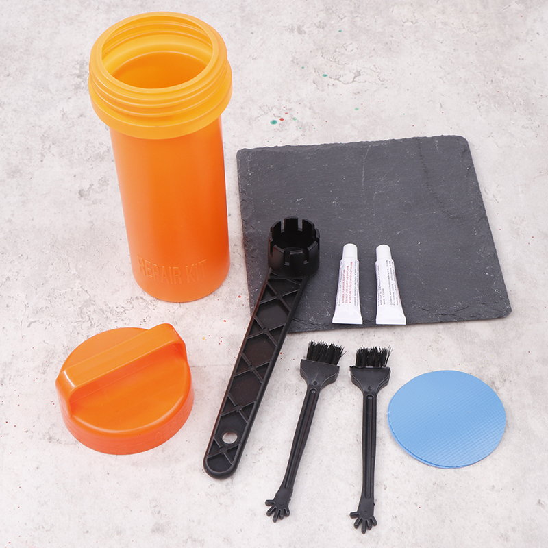 Portátil Kayaking Paddle Board Sup Repair Kit, válvula de ar, ferramenta prancha, cola, acessórios, 1 conjunto