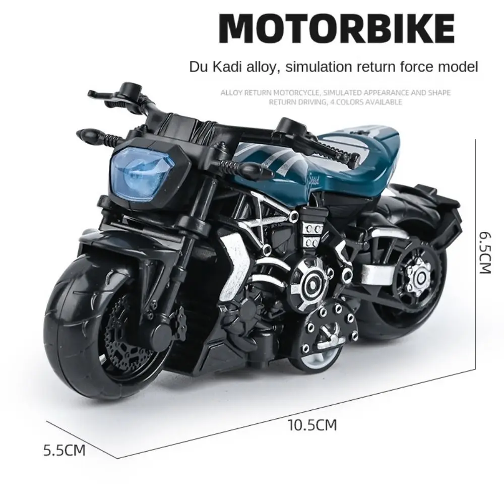 Pull Back Car Pullback Motorcycle Model Simulation Mini Simulation Locomotive Model Locomotive Alloy Motorcycle Action Figures