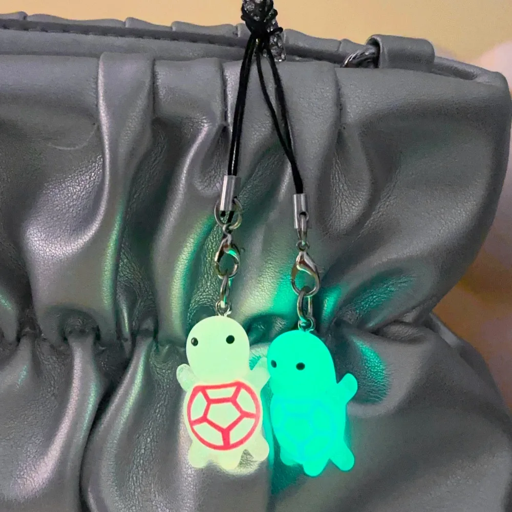 10/5/2個入り 光る漫画3Dカメキーホルダー キャンディーカラー 動物チャーム キーリング付き 子供のおもちゃ 学生 DIY バックパックデコレーション ギフト