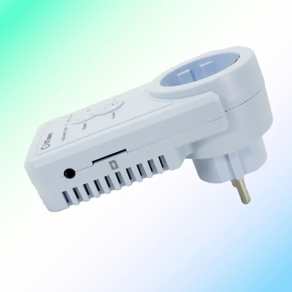 V106 10A UE GSM toma de corriente interruptor de Control remoto enchufes inteligentes salida SMS automatización del hogar ruso