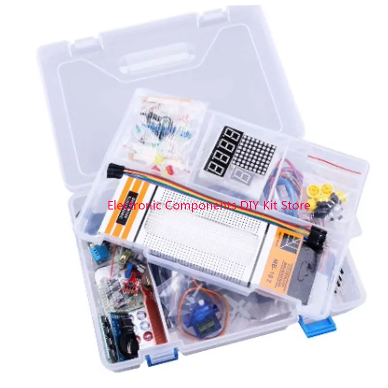 RFID Upgrade Kit 4X4 Kit Development Board with Membrane Button Kit For R3 Kit Breadboard/stepper motor/servo/1602 LCD/SG90