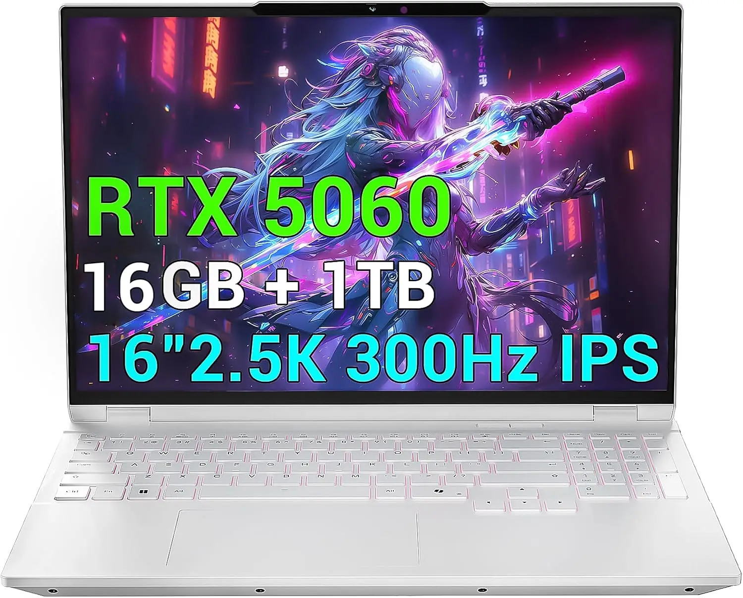 FIREBAT 16Pro Laptop 16Inch RTX 5060 Intel i7 13700HX 5GHz 16C/24T CPU 2.5K 300Hz 16GB DDR5 1TB PCIe4.0 SSD Gamer Gaming Laptop