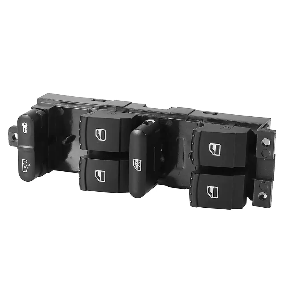 Botón elevador de interruptor de ventana para Jetta Golf Bora Passat B5 Seat Leon Toledo 1999 2000 2001 2002 2003 2004 2005 2006 1J4 959 857D