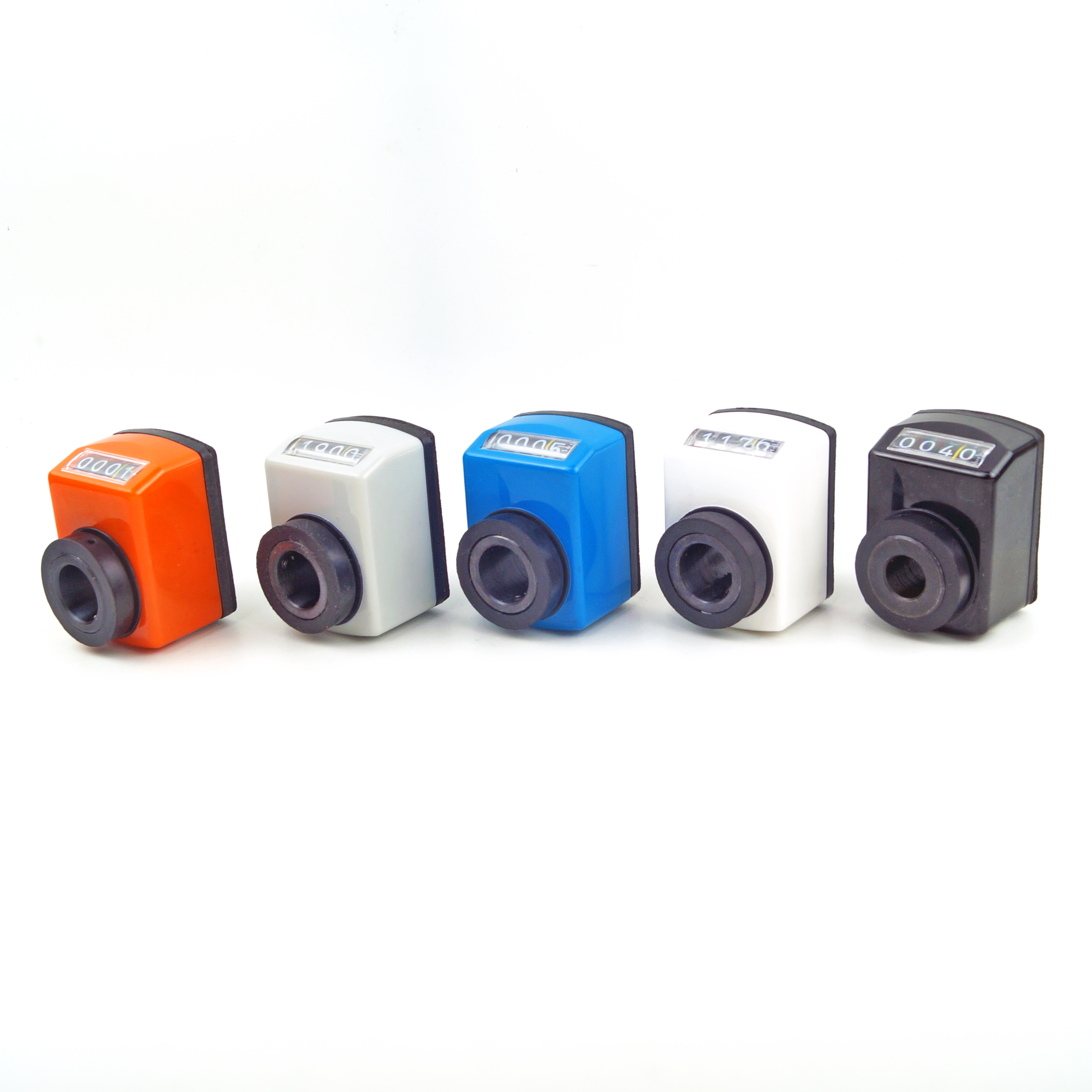 04 модель 0412, пластиковый цифровой индикатор положения, оранжевый, черный, белый, серый, синий цвет