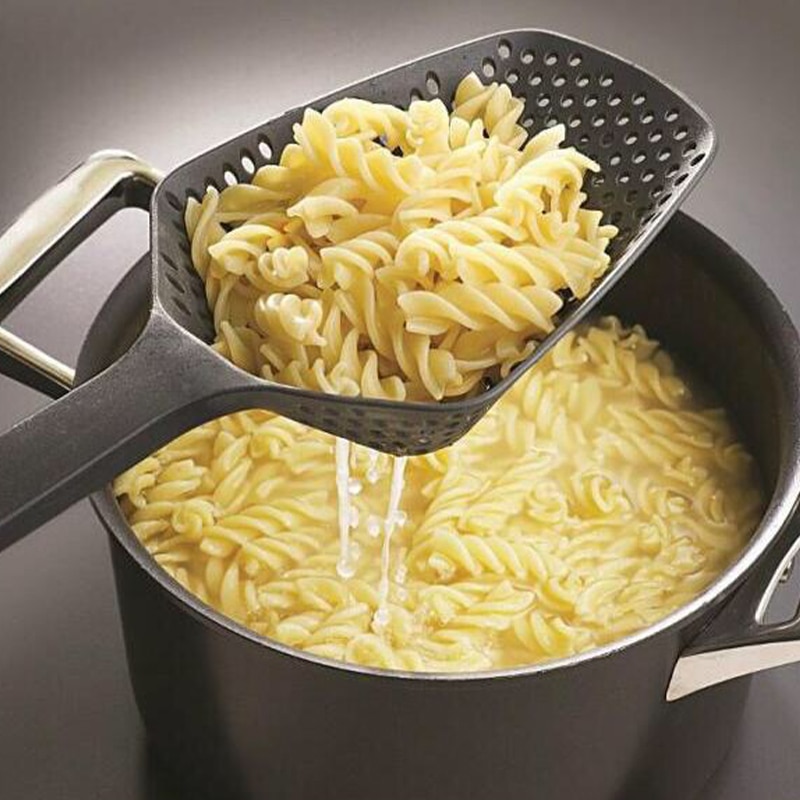 Zeef Lepel Grote Trechter Gefrituurde Voedsel Zeef Plantaardige Voedsel Waterfilter Draagbare Thuis Keuken Kookgereedschap