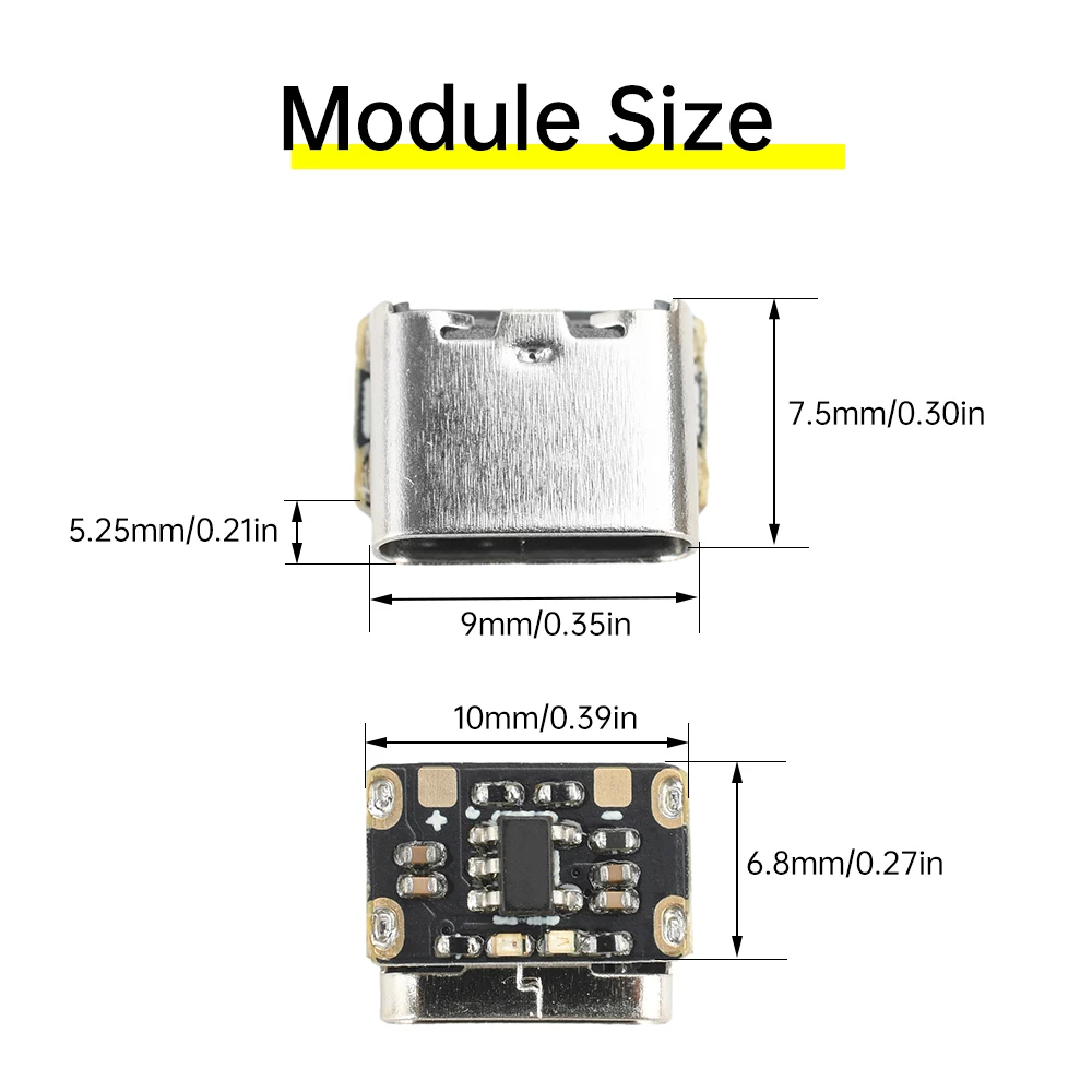 1/5/10PCS Li-Ion Battery Charging Protection Board 3.7V 4.2V 18650 Keyboard Charging Power Short circuit Protection Board Type-C