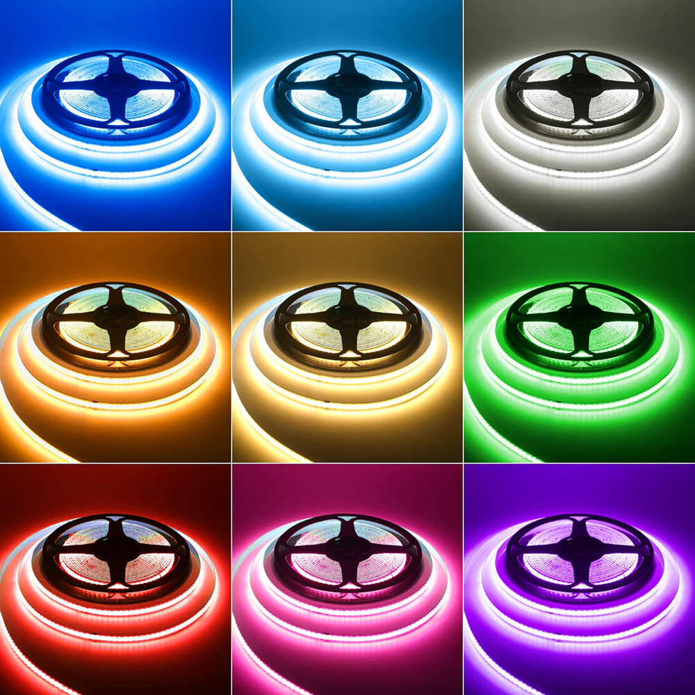 220 V, 5 m, 10 m, 15 m, 20 m, 50 m, COB-LED-Streifen, superhell, 240 LEDs, Flexband, lineare Beleuchtung, RA90, warm, natürliches Weiß, Blau, Rot, Rosa