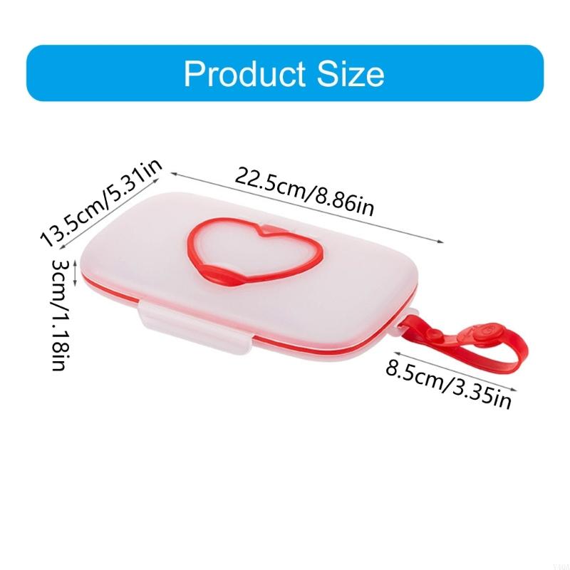 Y4QA Travel Friendly Wipes Helder Tecits Case para bolsas fraldas