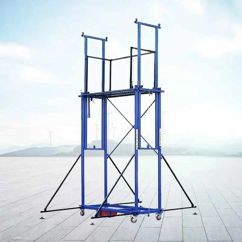 Ascensore per piattaforma da lavoro con piattaforma elevatrice per arrampicata in alluminio con scala elettrica più venduta