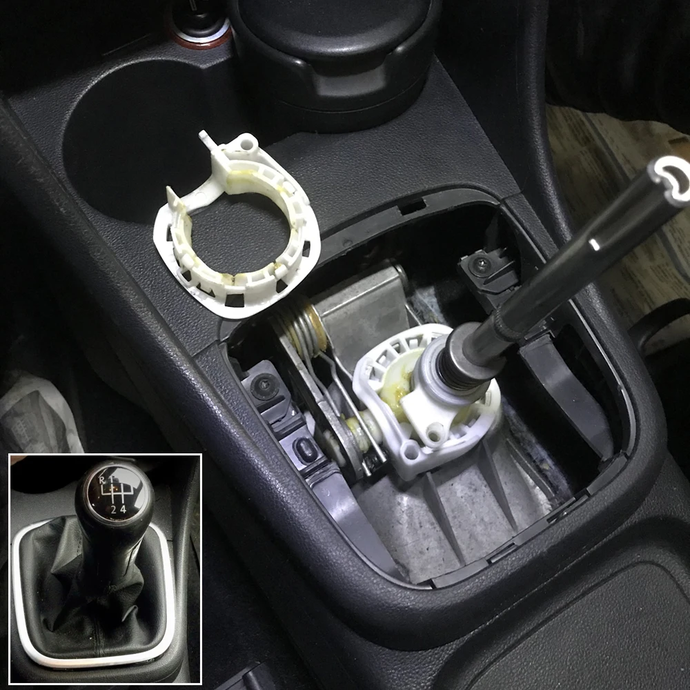 For Seat Ibiza MK3 MK4 6L 6J 2002 2003 2004 2005 - 2018 Gear Shift Lever Selector GearBox Socket Bush Shell Spring Bearing kit