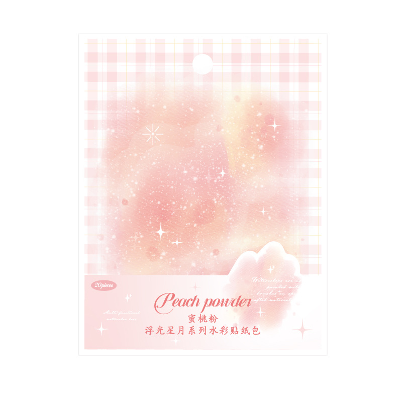 20pcs/1lot kawaii Stationery Sticker starry moon junk journal Decorative Scrapbooking DIY Craft Sticker