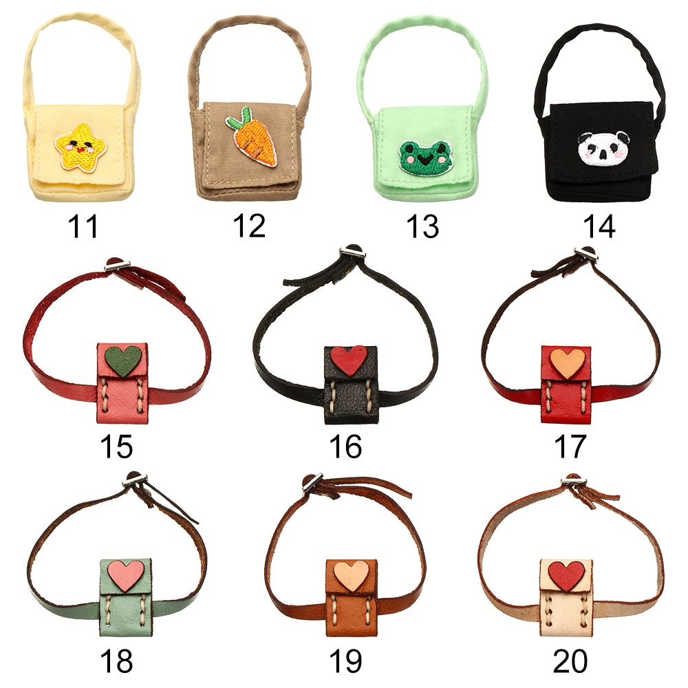 Moda handmand boneca cinto saco para 1/11 ob11 bonecas diy boneca brinquedos mochila 1/6 1/8 1/12 bonecas bjd saco acessórios