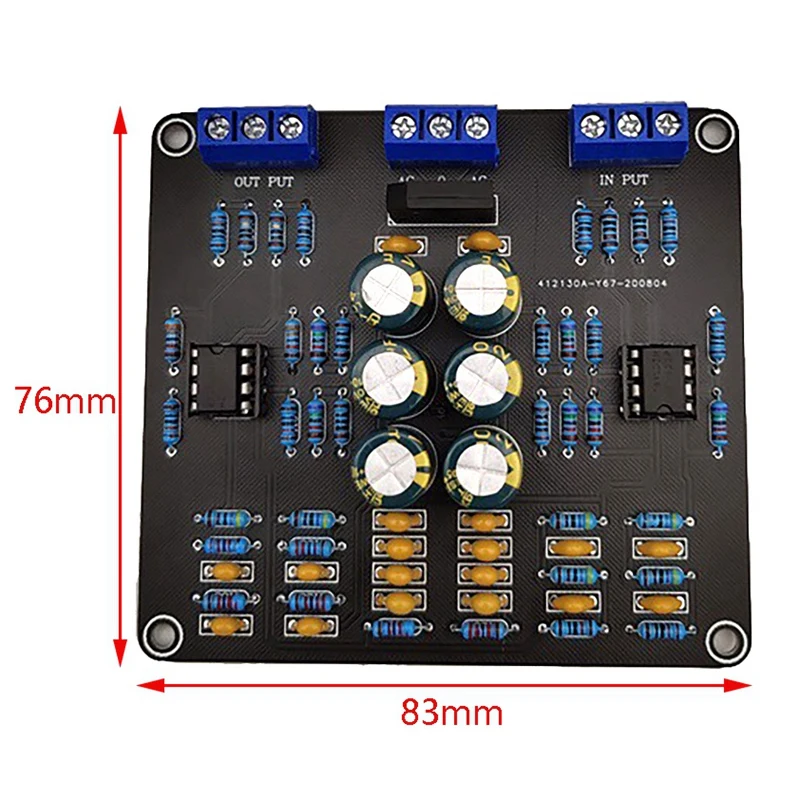 Hifi Preamplifier Board เครื่องขยายเสียงไฮไฟอุปกรณ์เสริมเครื่องขยายเสียง Preamp Tuning Board แผงด้านหน้า