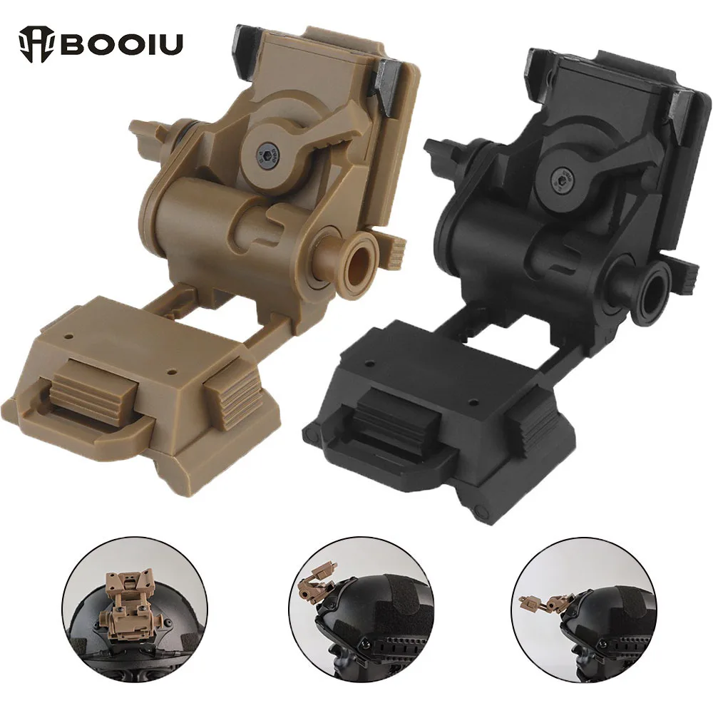 BOOIU L4G24 NVG монтажный кронштейн нейлоновый тактический шлем складное крепление для очков ночного видения для PVS15 PVS18 PGPNVG18 стент для шлема