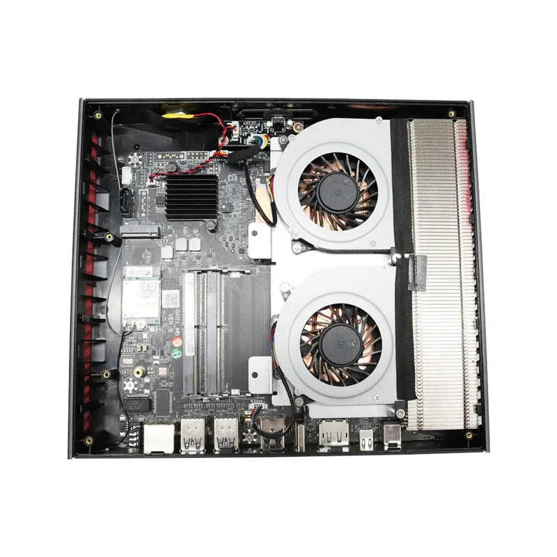 I-ntel Core I9 10880H Supporto Mini PC a doppio display 4K 8/16/32/64 GB Viene fornito con un dissipatore di calore per i giochi