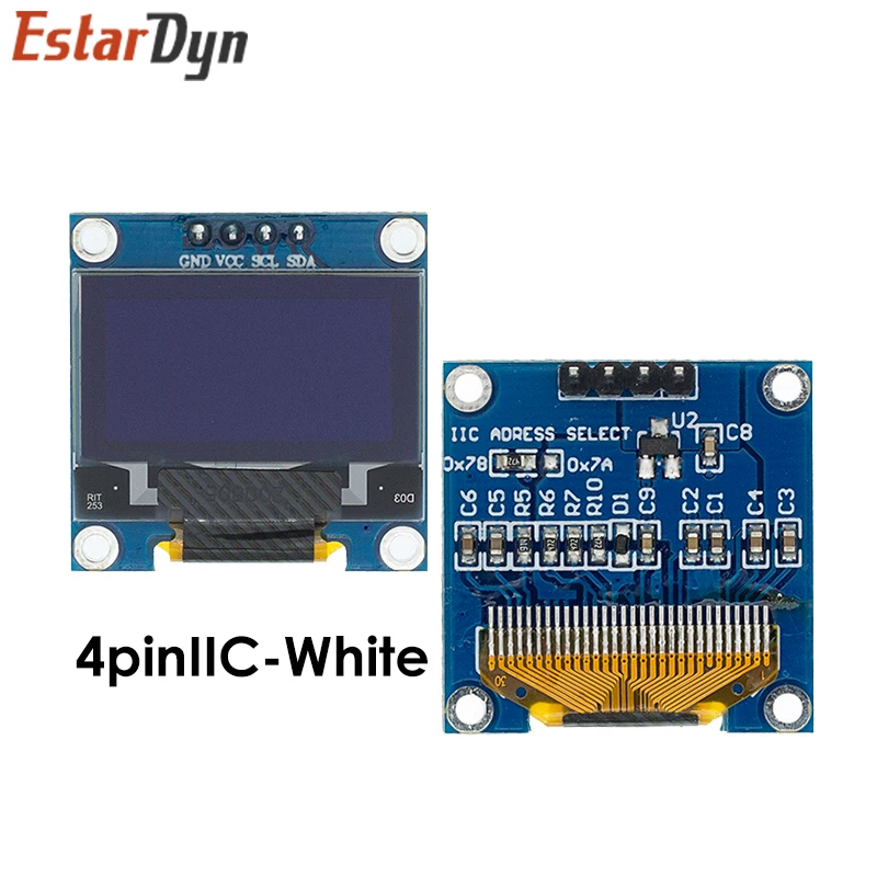 0.96 Inch IIC SPI Nối Tiếp 7/4Pin Trắng/Xanh/Vàng Xanh/Vàng Màn Hình Hiển Thị OLED Mô Đun SSD1306 màn Hình LCD 12864 Bảng Cho Arduino