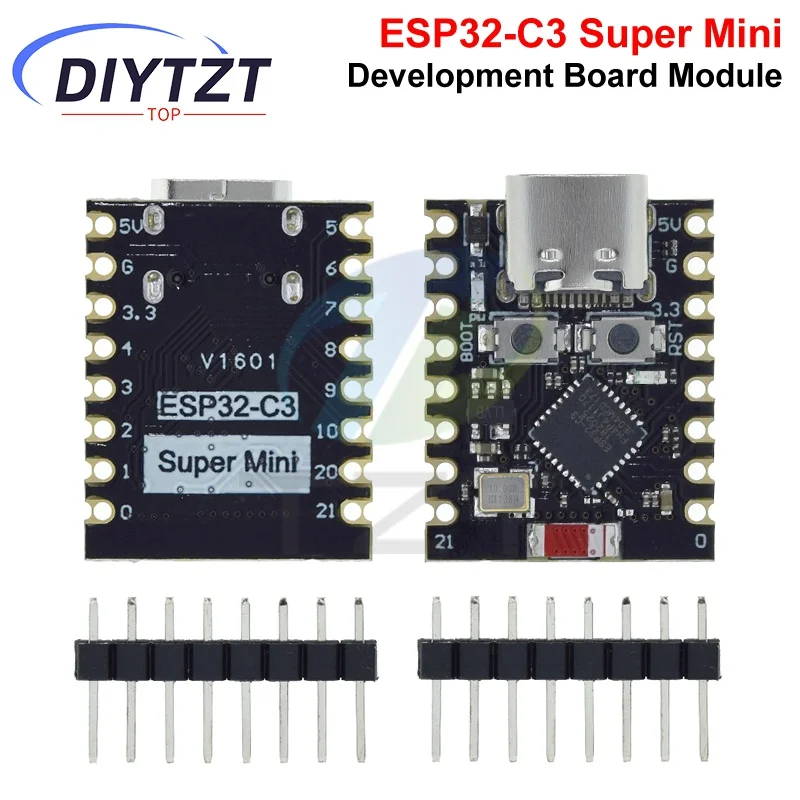 DIYTZT 1/5 Uds ESP32-C3 Placa de desarrollo ESP32 SuperMini Placa de desarrollo ESP32 WiFi Bluetooth para Arduino