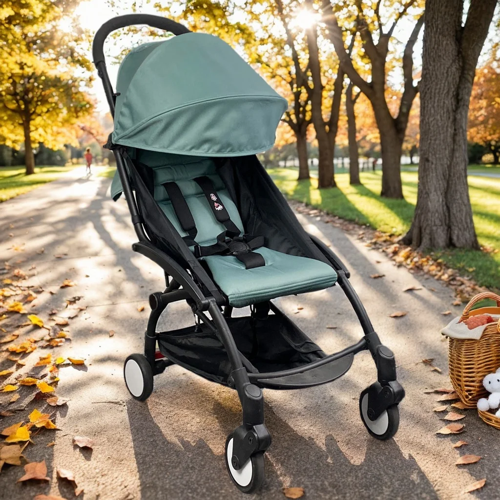 Capa para carrinho de bebê, almofada de assento compatível com babyzen yoyo, colchão com zíper traseiro, bolso, acessórios para carrinho