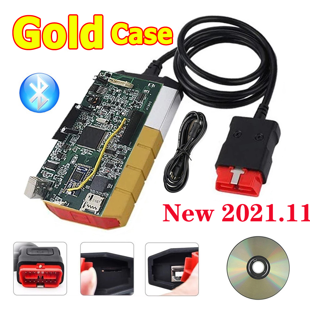 2025 Nieuwe Vci Vd 2021.11 Keygen op Cd VD Ds150e Cdp met Bluetooth TNESF DELPHIS ORPDC Obd Scanner Auto's Vrachtwagens Diagnostische Hulpmiddelen