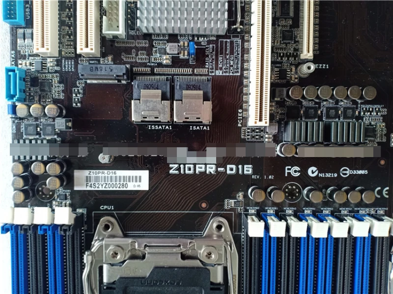 Placa-mãe z10pr-d16 dual x99 servidor, suporta e5 v3/v4 ddr4