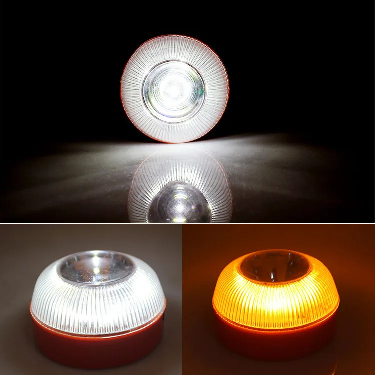 LED Car Emergency Light Traffic Warning Lights Flashlight Magnetic Induction Strobe Road Accident Lamp Beacon Safety Accessory