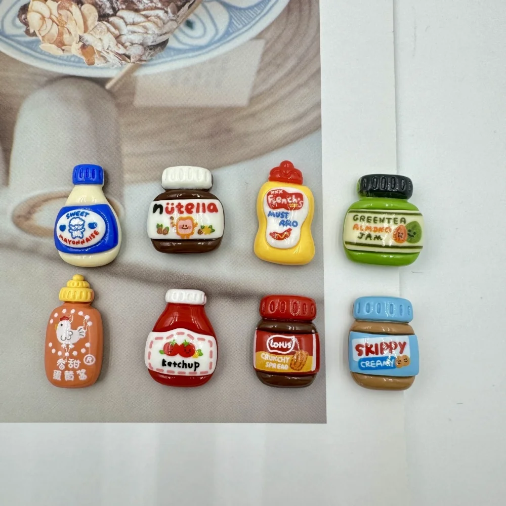 8 ชิ้นตู้เย็นแม่เหล็กตลกน่ารักเรซิ่นการ์ตูนอาหารตู้เย็นตกแต่งแม่เหล็กส่วนบุคคลตู้เย็นแม่เหล็กตู้เก็บของ