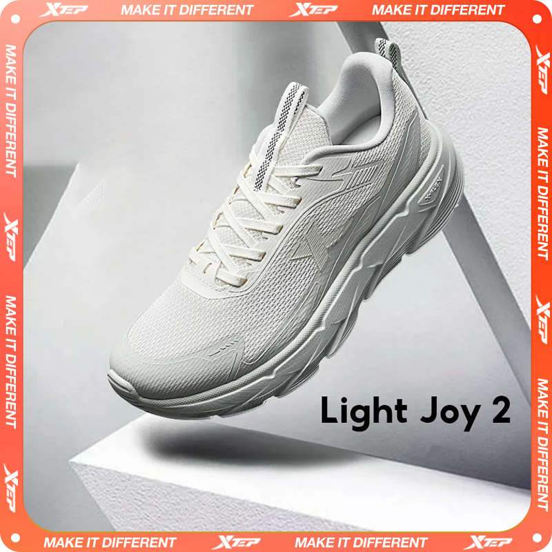 Мужские кроссовки Xtep Light Joy 2, весна 2025 года, сбалансированная, амортизирующая, нескользящая, износостойкая спортивная обувь 875119110018