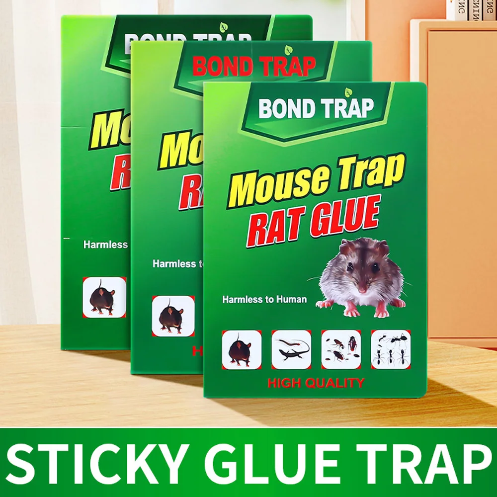 1-20pcs แผ่น BOARD Sticky หนูกาวแผ่นกาวกาว BOARD MICE Catcher TRAP ปลอดสารพิษ Pest Control สําหรับร้านอาหารห้องครัว