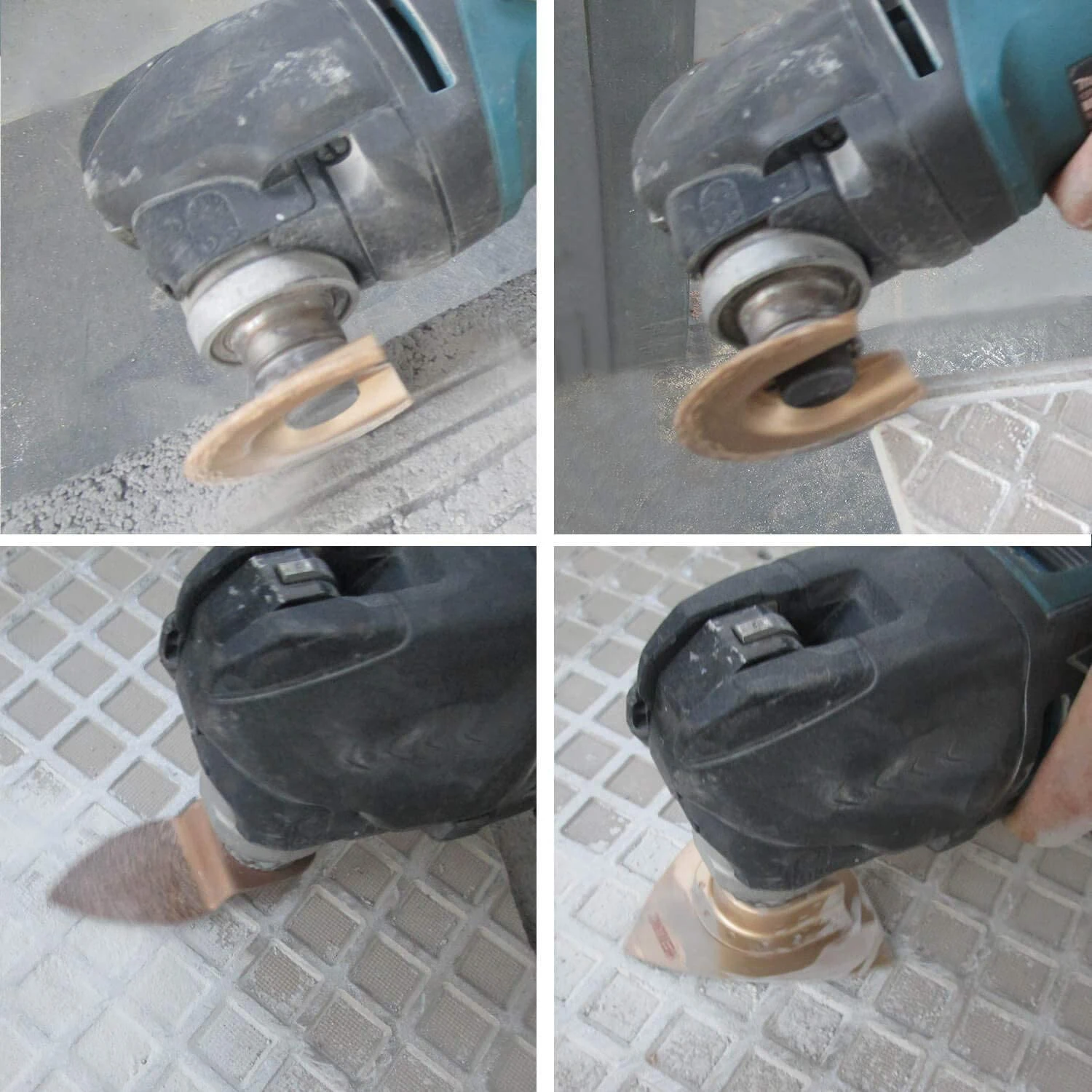 8 ชิ้น Multitool ใบมีดซีเมนต์คาร์ไบด์ใบเลื่อย Professional ใบเลื่อยสามเหลี่ยมสําหรับกระเบื้องเซรามิคตัดหินอ่อน