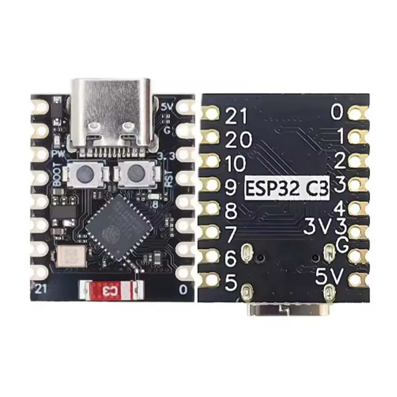 ESP32 ESP32 C3 ESP32-C3 WiFi Bluetooth Mini módulo de placa de desarrollo procesador de doble núcleo basado en ESP32-C3 FH4R2 hasta 240MHz