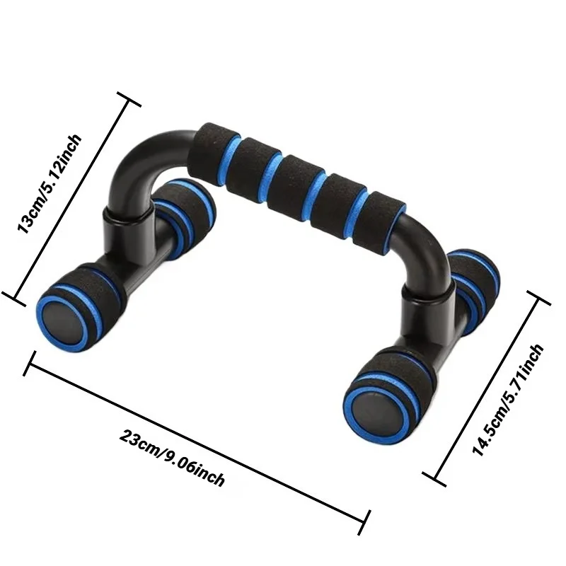 Non-SLIP Push Up H-Shaped Support Bar Stand Home Fitness Power Rack GYM จับ Pushup บาร์การออกกําลังกายแขนกล้ามเนื้อหน้าอกการฝึกอบรม