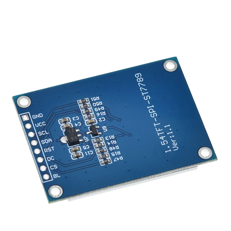 Diyzt 1.54 Polegada 1.54 "módulo de exibição tft colorido hd ips lcd tela led 240x240 interface spi st7789 para arduino