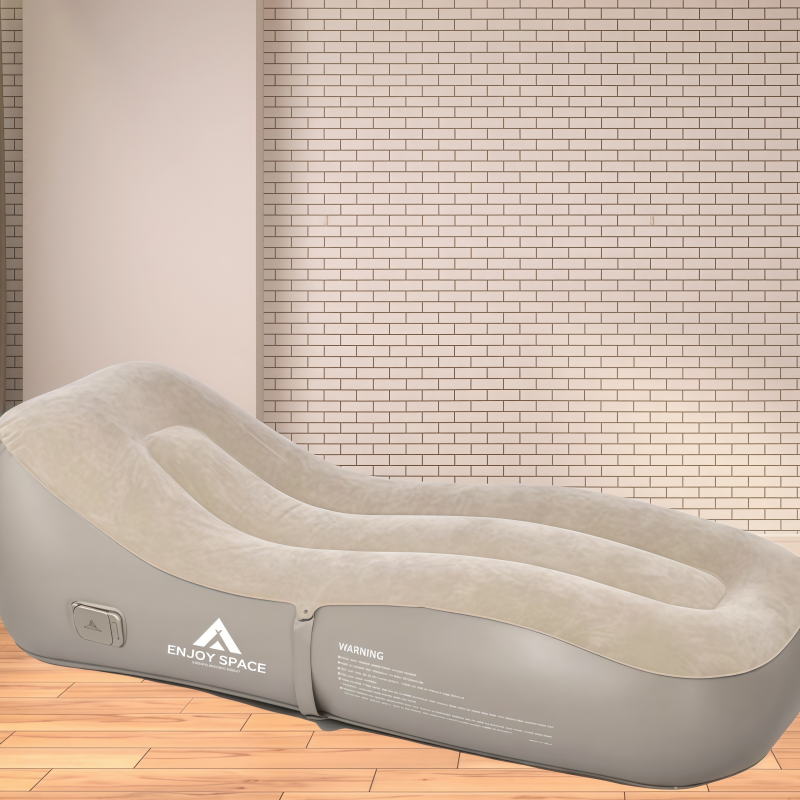 Sillón de sofá autoinflable para ocio al aire libre, portátil, con bomba de aire eléctrica, diseño impermeable plegable para el hogar/Camping