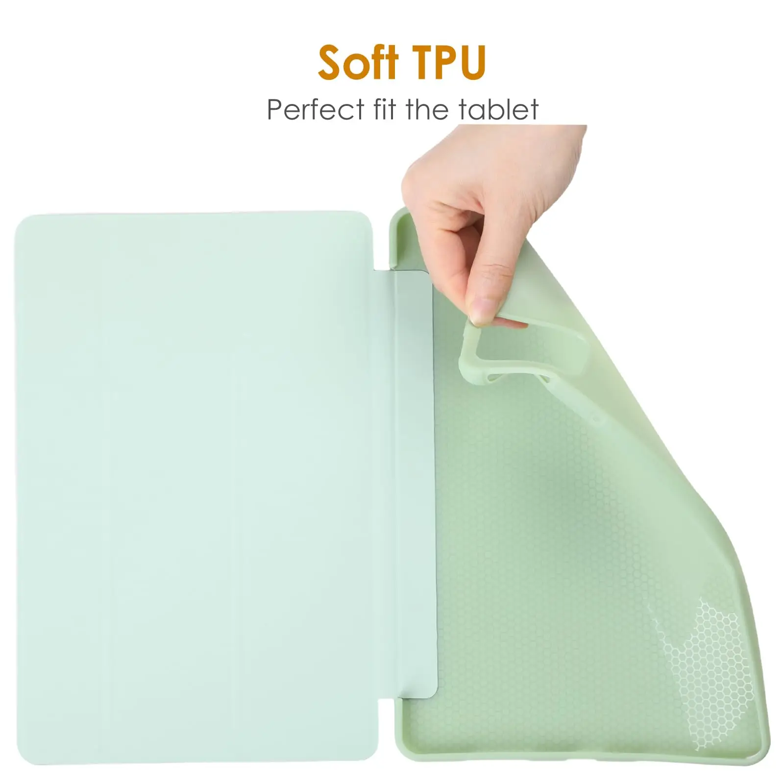 Funda para Lenovo Tab M11 2024 11 pulgadas TB330FU TB330X TPU con encendido/apagado automático cierre de soporte abatible cubierta inteligente para Xiaoxin Pad 2024