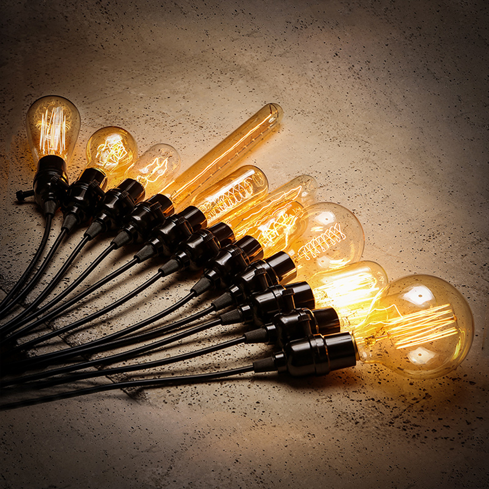 Vintage Edison Bulb E27 40w 220v Ampoule Vintage Bulb Edison Lamp Filament Incandescent Light Bulb Indoor Decor Edison Lamp