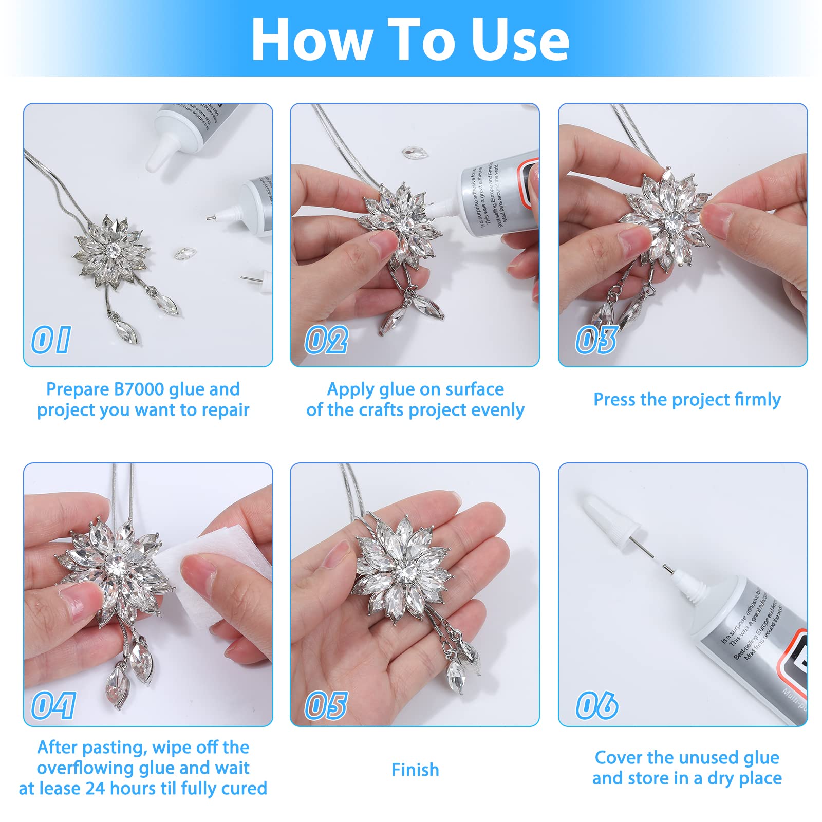Monking กาวหน้าจอมือถือ B7000 15/25/50/100ML เครื่องประดับกาวซ่อมกาวสําหรับ DIY CRAFT แต่งหน้ารองเท้าเครื่องประดับทําเล็บ