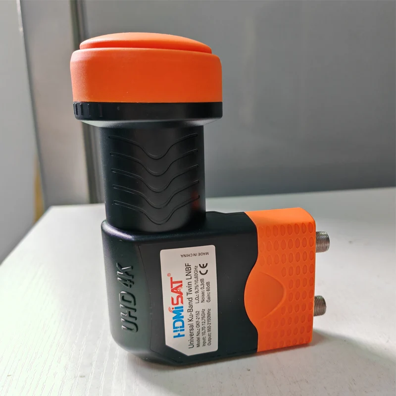 Блюдо универсальное Ku-Band LNBF 9,75/10,6 4K UHD линейный поляризованный KU-Band LNB с одним двойным выходом LNB цифровой спутниковый ТВ-приемник