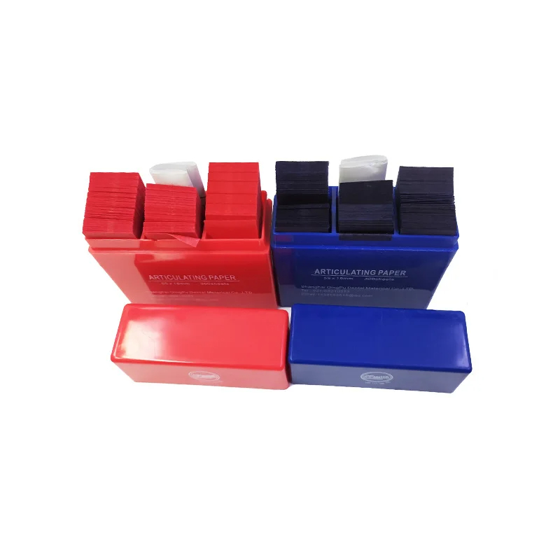 NIGF 300 個閉塞紙歯科咬合矯正ストリップ紙歯ケアホワイトニング歯科医ツール 55*18 メートルドロップシップ