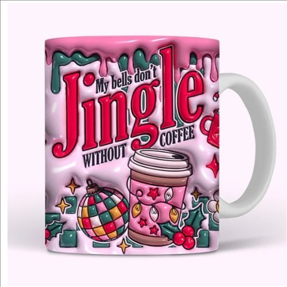 3D Christmas Ceramic Coffee Mark Cup Xmas Gift Tea Water Cup Hot New Cocoa