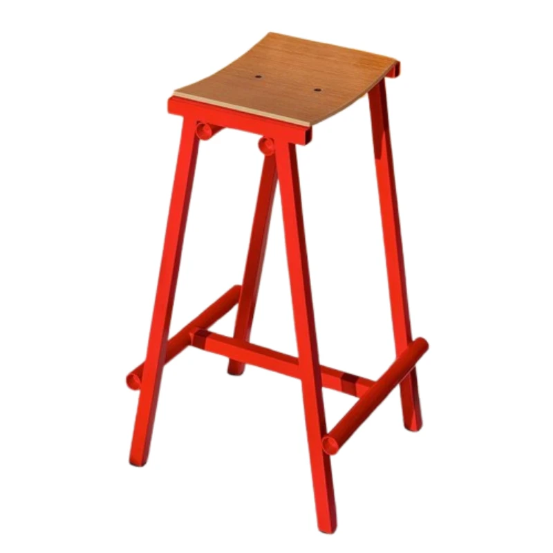 Creative Single Bar Stools Nordic Waiting Reception Relax Party High Chairs Island Comfortable Lounge Muebles Home Furniture