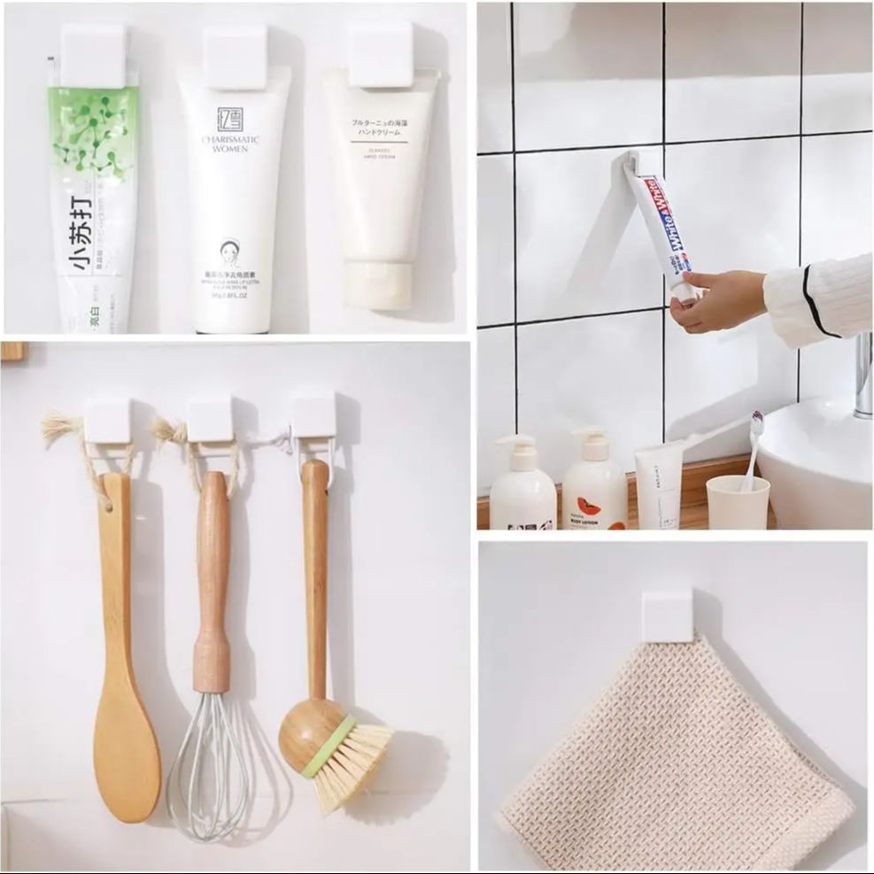 1/2/3/5/10 pçs punch-livre suporte de escova de dentes fixado na parede titular rack de armazenamento suportes organizador acessórios do banheiro