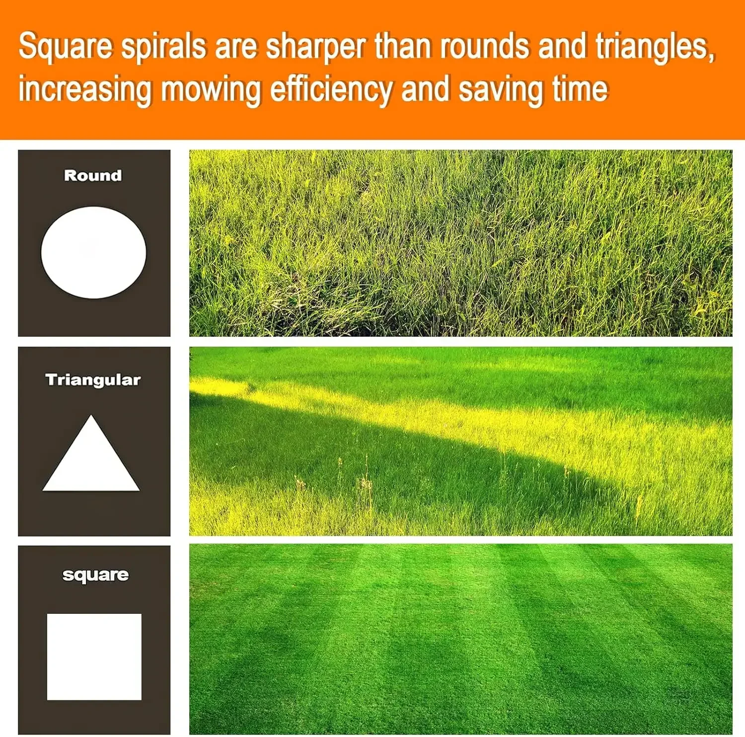 COSY 1.6~3.0mm Spiral Weed Wacker String Trimmer Line for Trimmer Heads Edging Lawn Tools Weed Trimmers Grass Trimmer Line