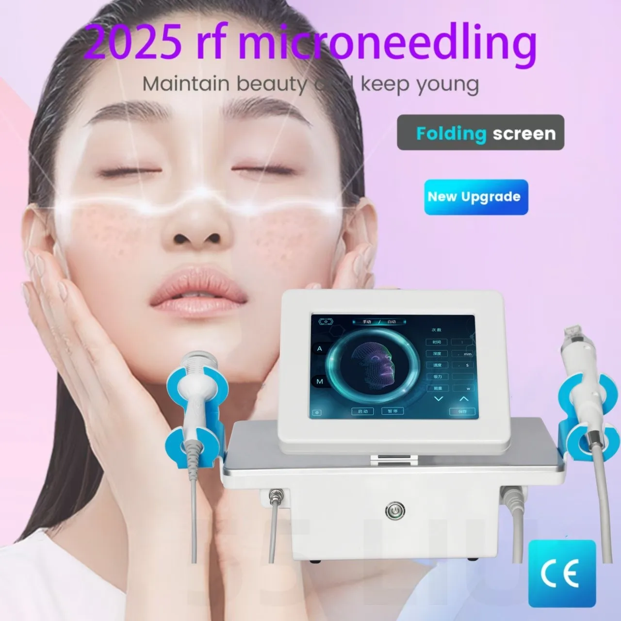 2025 New  rf Microneedle Microneedling Arrival Newest Fractional  Machine Fractional Rf Microneedle Wrinkle Removal for salon