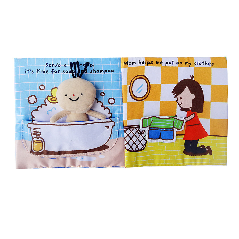 Soft Baby Cloth Books Quiet Book Toddler Early Educational Learning Cognize Reading Puzzle Book Toys For Babies 6 24 Months