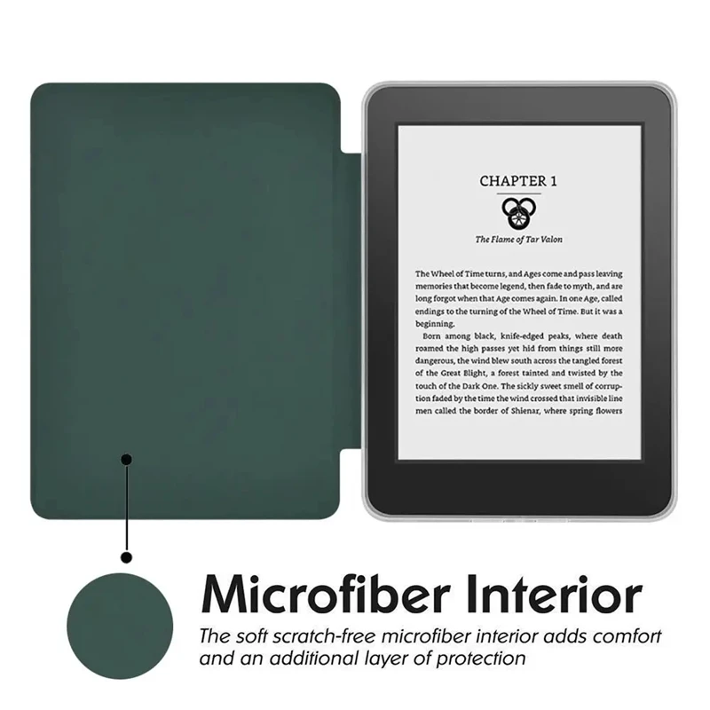 Smart Case voor Kindle Paperwhite 1 2 3 4 5 6 7 8 9 10e 11e 12e generatie 2024 7 "6'' 6.8 Inch 2022 2021 Acryl Achterkant