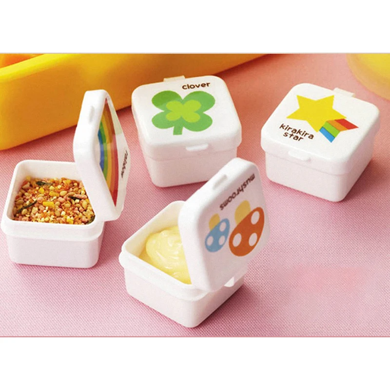 Mini Gia Vị Bóp Chai Hộp Trộn Salad Sốt Cà Chua Bóp Bình Đựng Nhựa Di Động Hộp Cơm Trưa